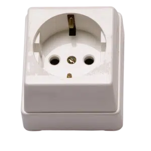 Tomada Schuko 2P+T 37131 CBR