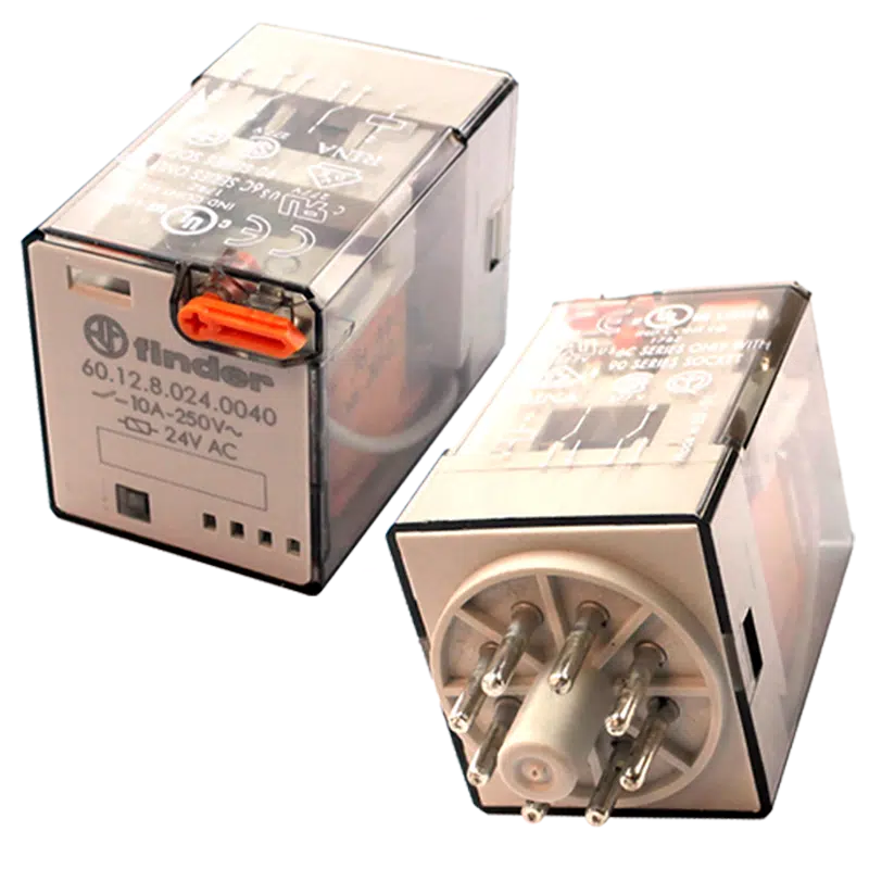 Relé 2 Inversores 10A Bobine 24VAC 60.12.8.024.0040