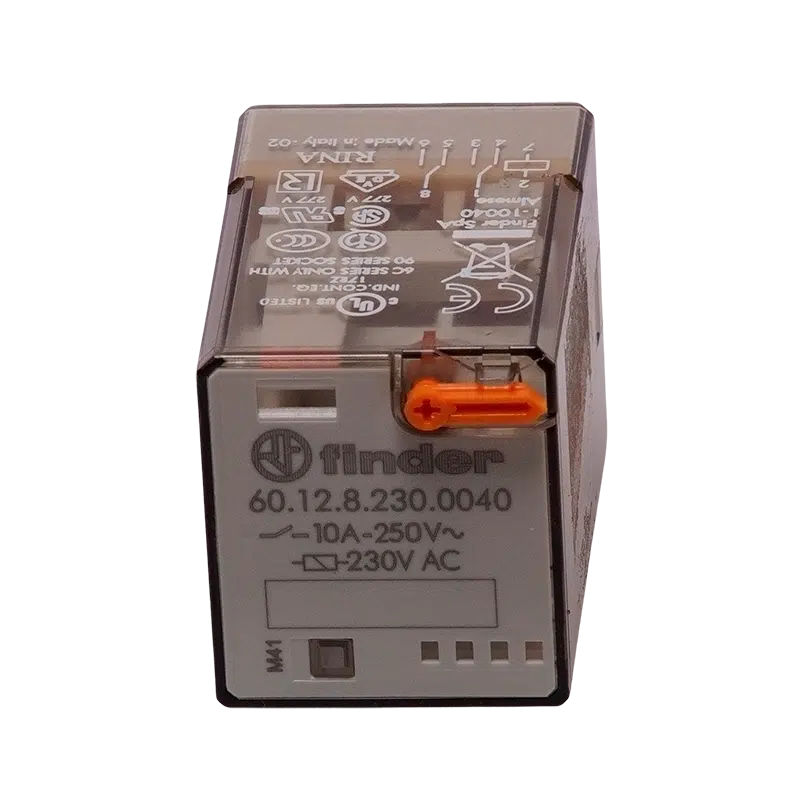 Relé 2 Inversores 10A Bobine 230VAC 60.12.8.0230.0040