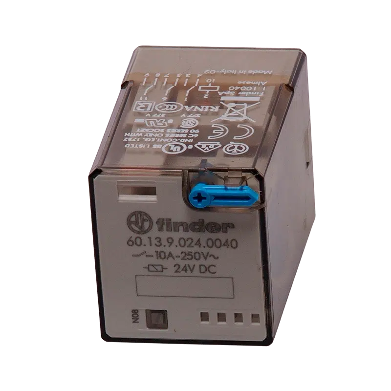 Relé 3 Inversores 10A Bobine 24VDC 60.13.9.024.0040