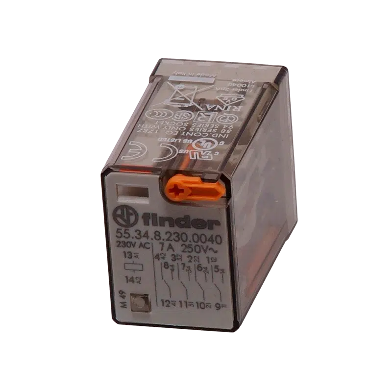 Relé 4 Inversores 7A Bobine 230VAC 55.34.8.230.0040