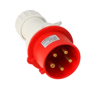 Ficha Industrial Macho 3P+T+N 32A