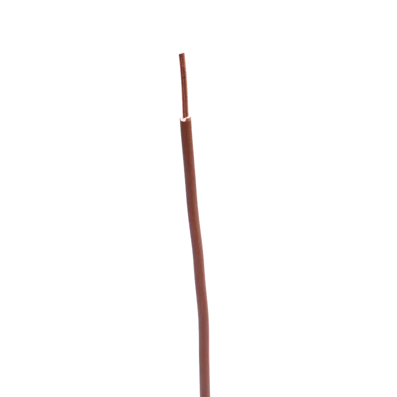 Fio Rígido 2,5mm2 Castanho H07V-U (100 mt)