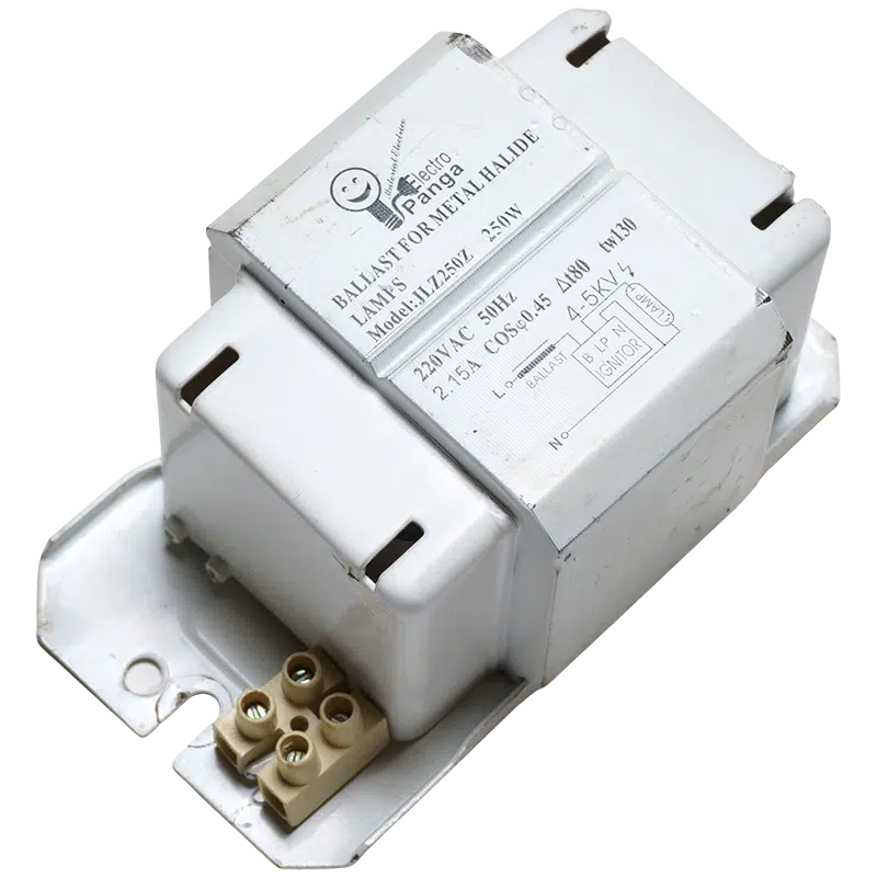 Reactância 250W para Vapor de Sódio/Iodetos Metálicos