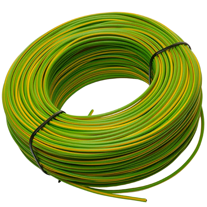 Fio Flexível 1,5mm2 Verde/Amarelo H07V-K (100 mt)