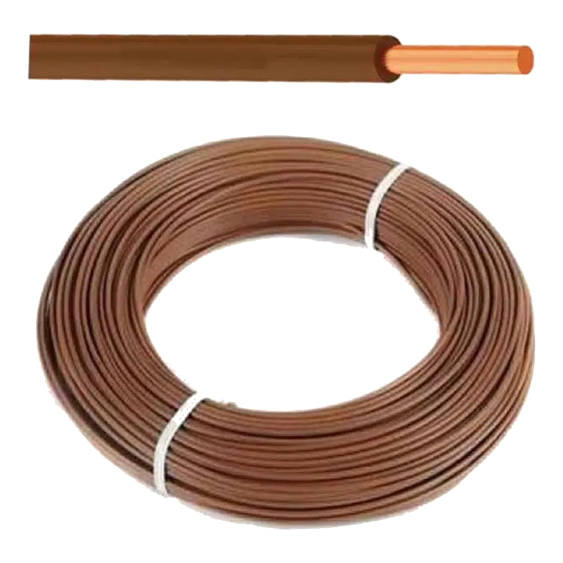 Fio Flexível 6mm2 Castanho H07V-K (100 mt)