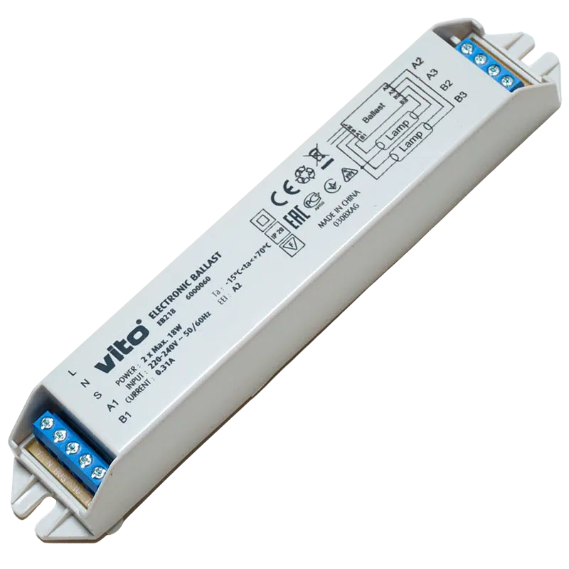 Balastro Eletrónico 2X18W