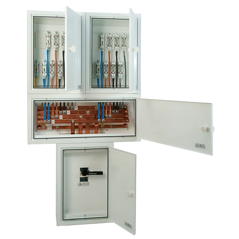 Quadro de Coluna 250A com Barra. e 4 Saídas 700X1300X200mm