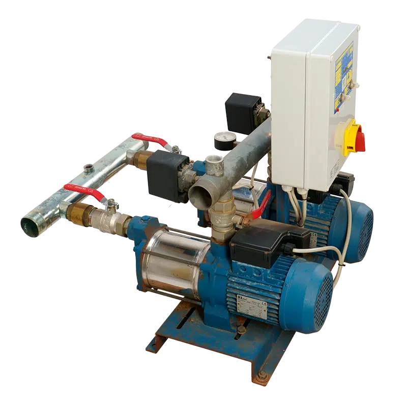 Grupo de 2 Electrobombas 1,5HP com Quadro de Comandos