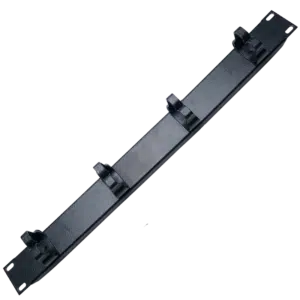 Passa Fios de Metal 19" 1U Preto 483X55X42mm