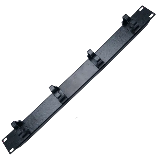 Passa Fios de Metal 19" 1U Preto 483X55X42mm
