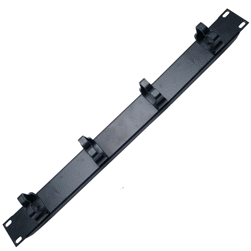 Passa Fios de Metal 19" 1U Preto 483X55X42mm