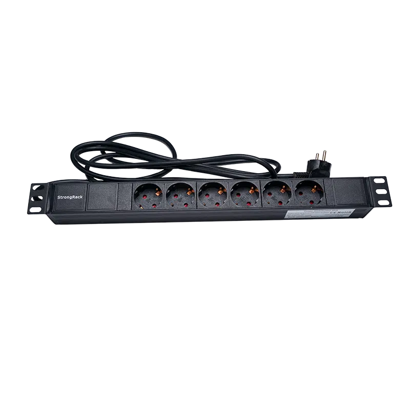 Regua de Energia 19" 1U 6 Tomadas