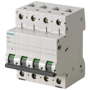 Disjuntor 4P 10A-C 4,5KA 5SL3410-7