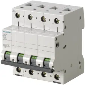 Disjuntor 3P+N 16A-C 4,5KA 5SL3616-7