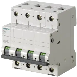 Disjuntor 3P+N 16A-C 10KA 5SL4616-7