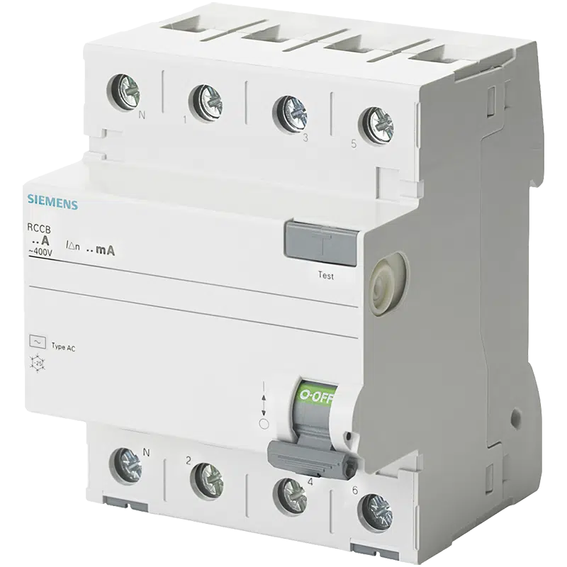 Interruptor Diferencial 3P+N 40A 30MA 5SV4344-0KL