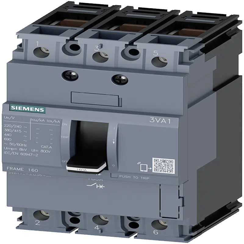 Disjuntor 3P 160A 25KA 400V 3VA1116-3ED36-0AA0