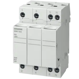 Seccionador Porta Fusíveis 10X38mm 3P 32A 3NW7033