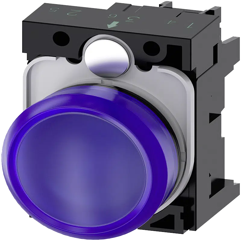 Sinalizador Luminoso 22MM Azul 230V AC 3SU1106-6AA50-1AA0