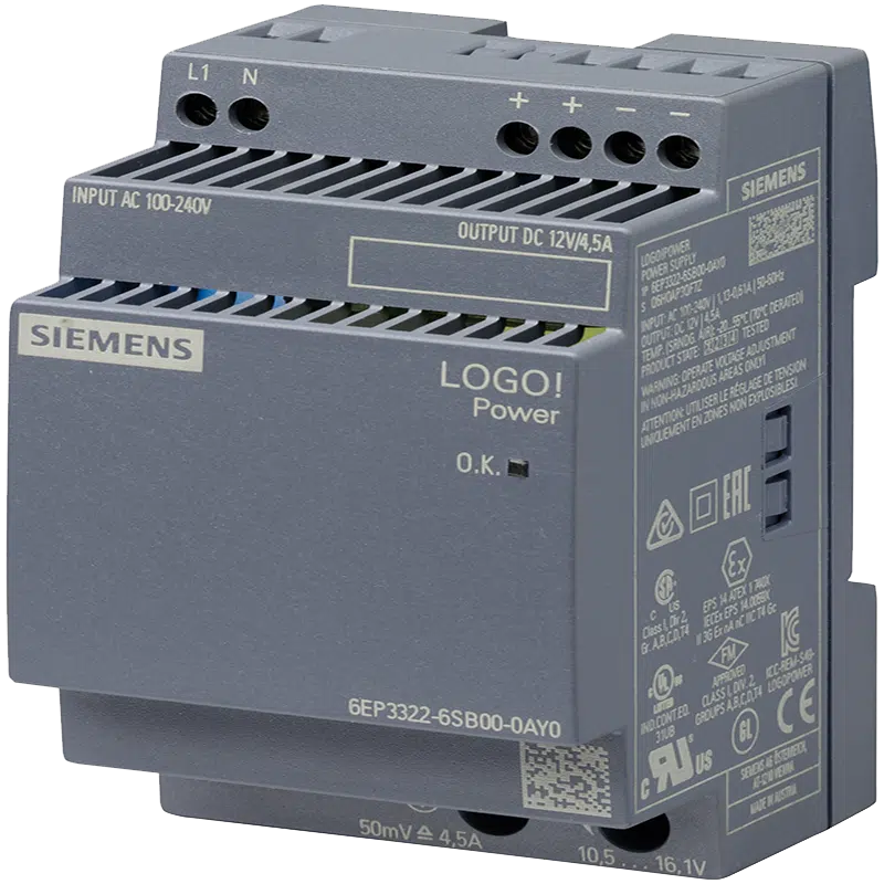 Fonte de Alimentação 12VDC 4,5A 6EP3322-6SB00-0AY0