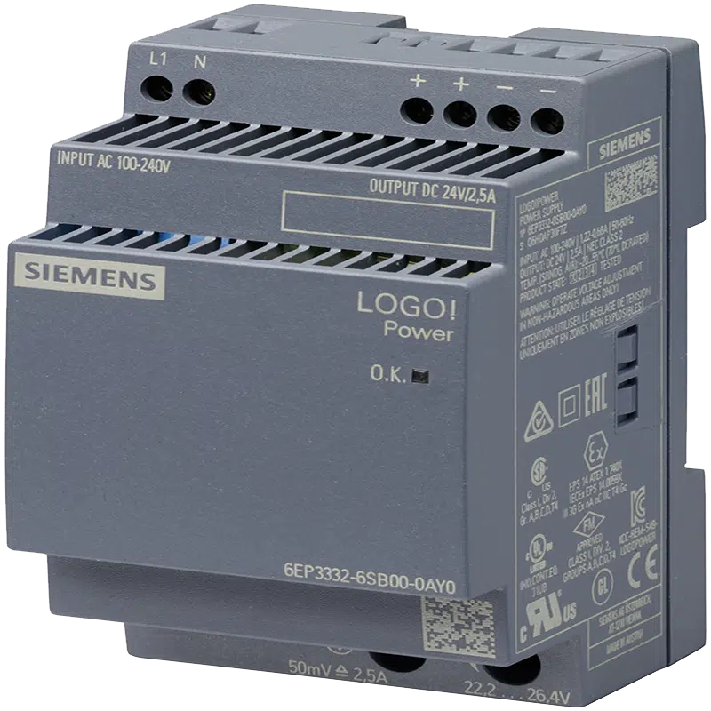 Fonte de Alimentação 24VDC 2,5A 6EP3332-6SB00-0AY0