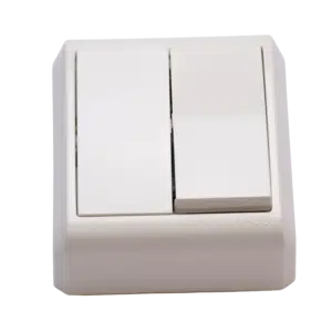 Interruptor Duplo Branco VERA Ref. 90681002