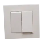 Interruptor Duplo Branco KARRE Ref. 90960002
