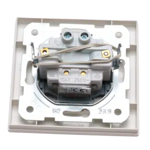 Comutador de Escada Duplo Branco KARRE Ref. 90960017