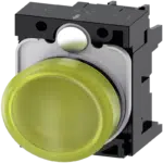 Sinalizador Luminoso 22MM Amarelo 230V AC 3SU1106-6AA30-1AA0