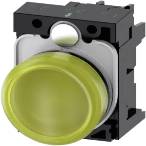Sinalizador Luminoso 22MM Amarelo 230V AC 3SU1106-6AA30-1AA0
