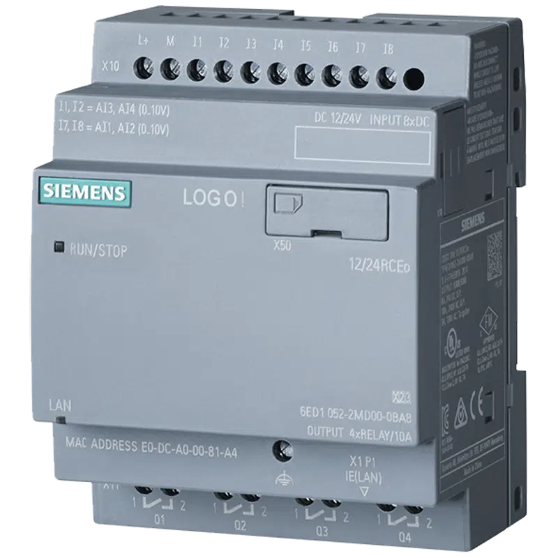 PLC Logo 8 12-24VDC 8DI(4AI)/4DO 6ED1052-2MD08-0BA0