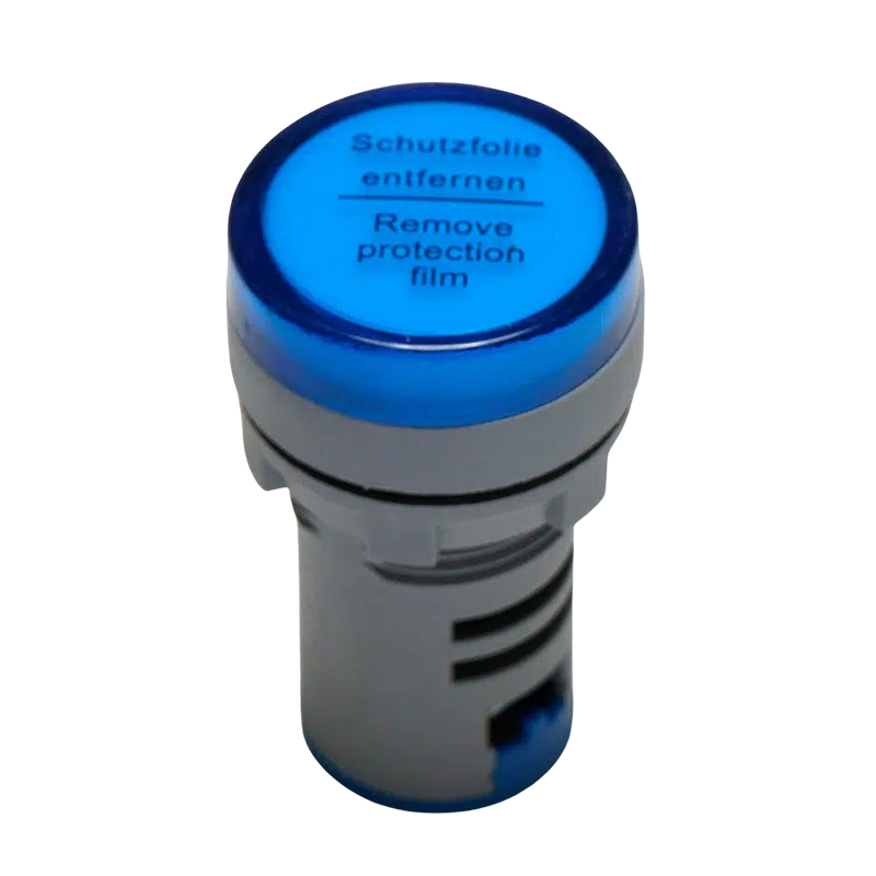 Sinalizador Luminoso 22MM Azul 230V AC SL22-220DSB