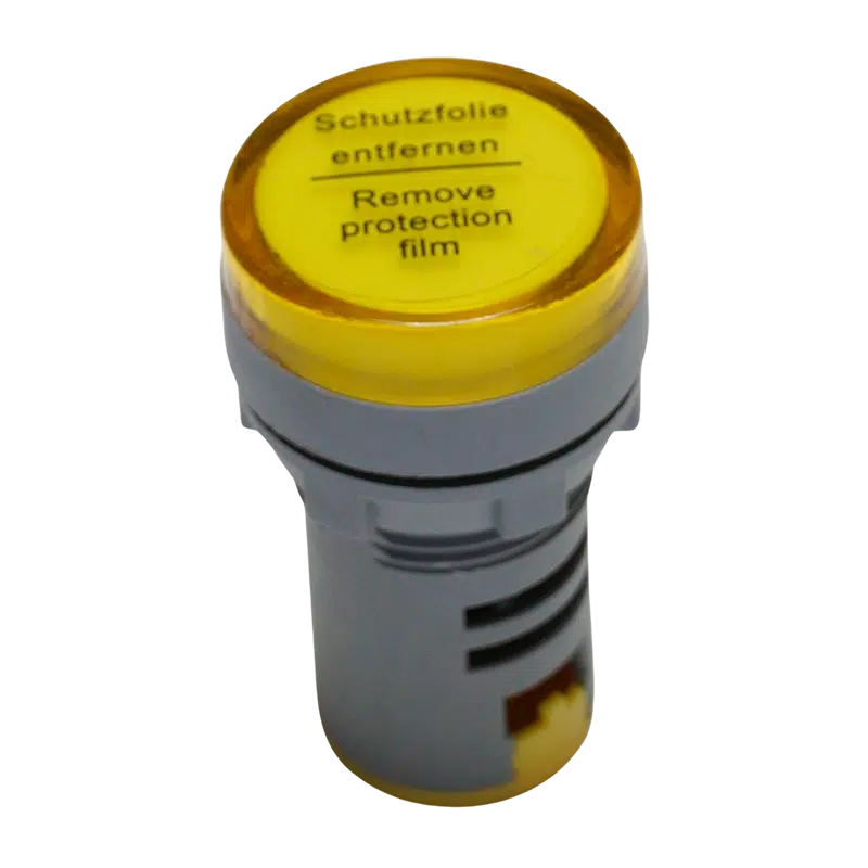 Sinalizador Luminoso 22MM Amarelo 230V AC SL22-220DSY