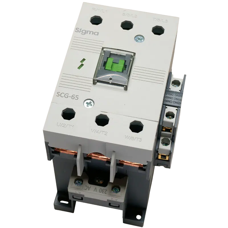 Contactor 3P 1NA+1NF 30KW 65A Bob:230VAC SCG065230