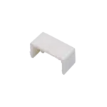 Topo para Calha Branca 20x10mm  BC1020010