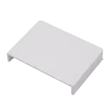 Topo para Calha Branca 80x60mm  BC1080060