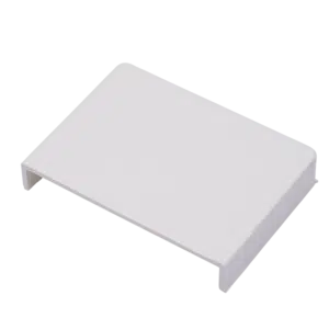 Topo para Calha Branca 80x60mm  BC1080060