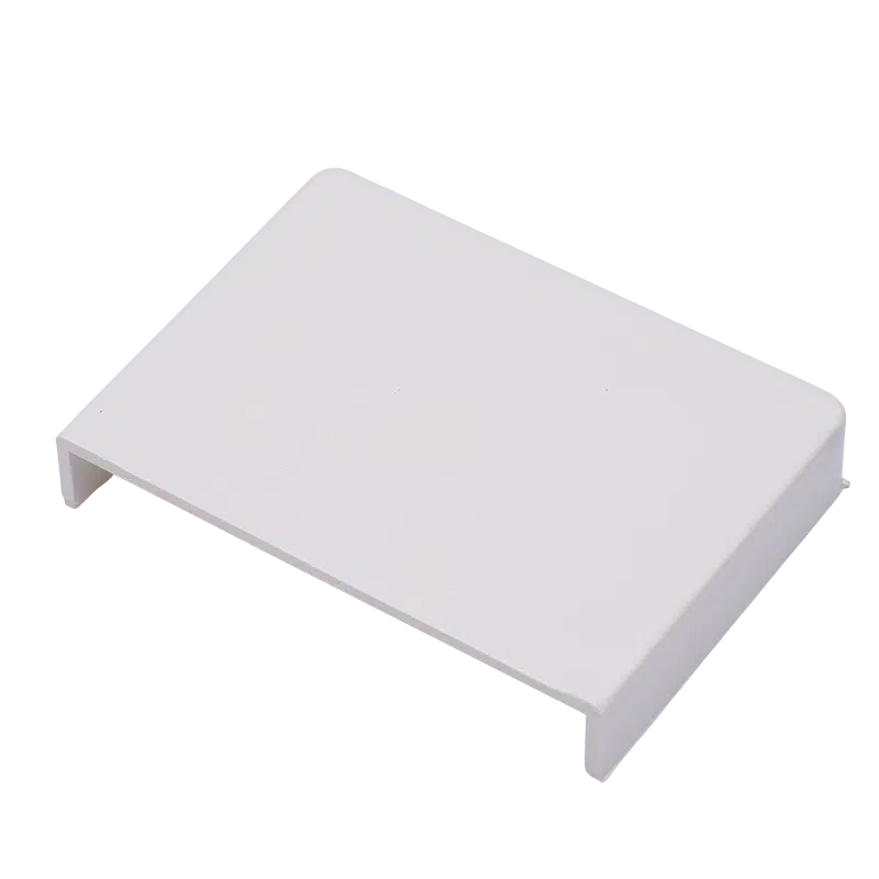 Topo para Calha Branca 80x60mm  BC1080060