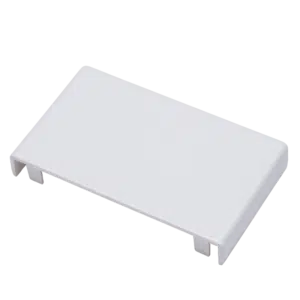 Topo para Calha Branca 100x60mm  BC1100060