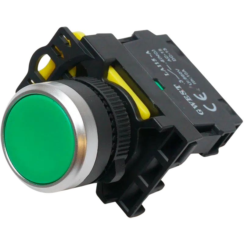 Botão de Pressão Verde 1NA A5-10/1