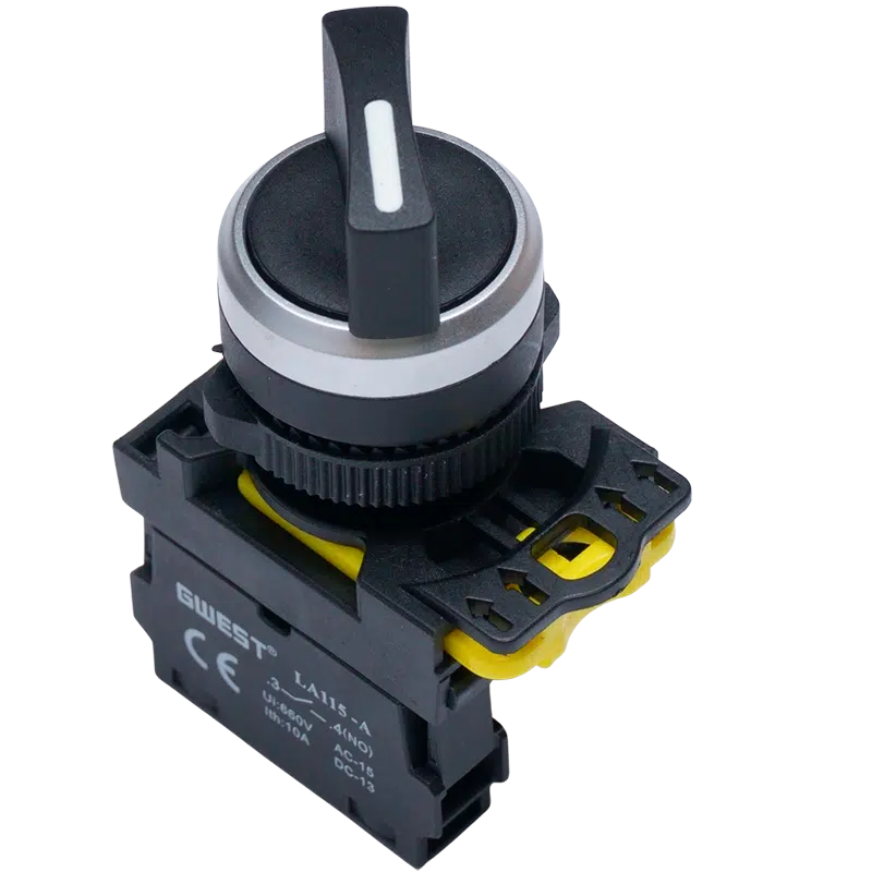Selector de 2 Posições Preto 1NA A5-10X