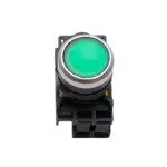 Botão de Pressão Luminoso Verde 1NA 230V A5-10D