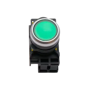 Botão de Pressão Luminoso Verde 1NA 230V A5-10D