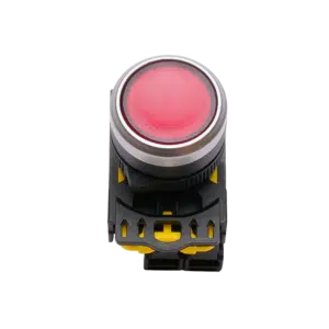 Botão de Pressão Luminoso Vermelho 1NF 230V A5-01D