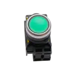 Botão de Pressão Luminoso Verde 1NA 24V A5-10D-24