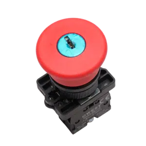 Botão de Emergência Cogumelo 1NF com Chave BZ-01ZA