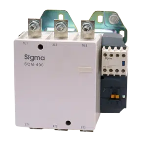 Contactor 3P 2NA+2NF 200KW 400A Bob:230VAC SCM400230