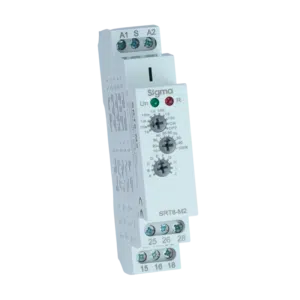 Temporizador Multifunções 0,1S-10 DIAS 12-240V AC/DC SRT8-M2