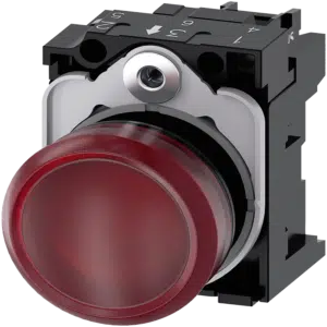 Sinalizador Luminoso 22MM Vermelho 24V 3SU1102-6AA20-1AA0